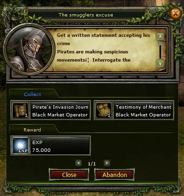 The smugglers excuse
