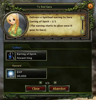 To find Sera To find Sera
