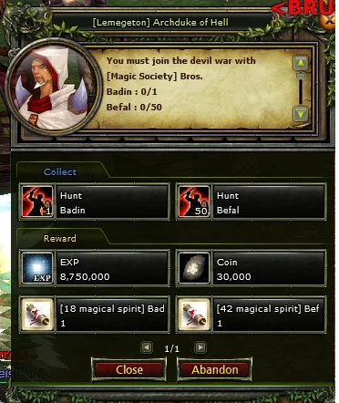 [Lemegeton] Archduke of Hell