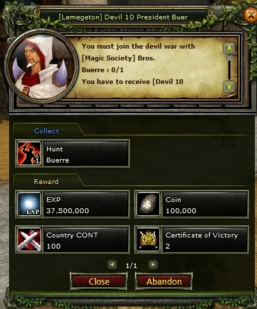 [Lemegeton] Devil 10 President Buer