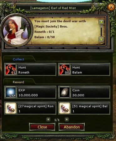 [Lemegeton] Earl of Red Mist