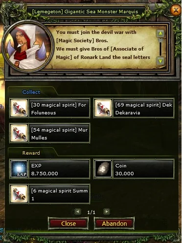 [Lemegeton] Gigantic Sea Monster Marquis