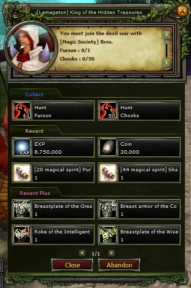 [Lemegeton] King of the Hidden Treasures