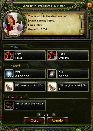 [Lemegeton] President of Explorer