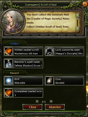 [Lemegeton] Scroll of Seal