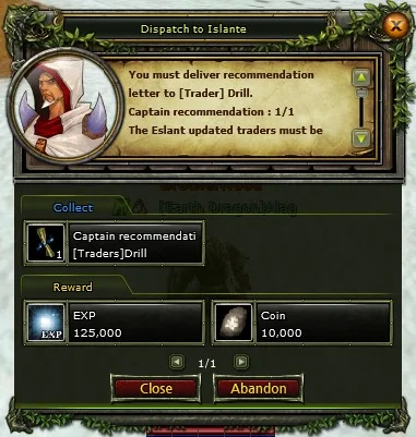 Dispatch to Islante Dispatch to Islante