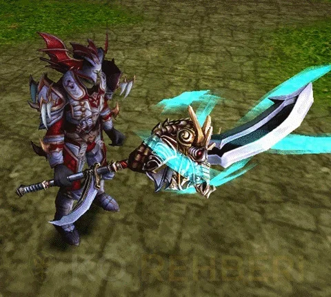 Golden Dragon Crescent Blade